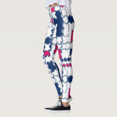 Farbiges Muster, elegant Leggings (Links)