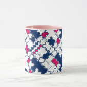 Farbiges Muster, elegant Tasse (Zentrum)
