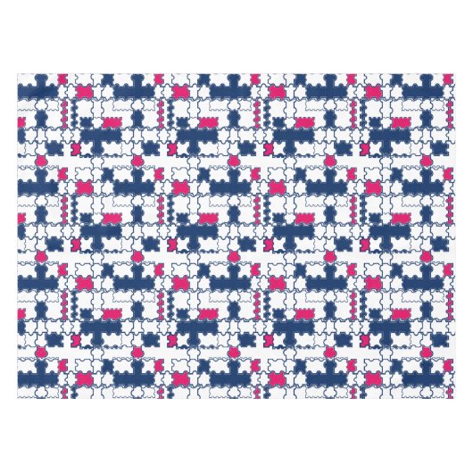 Farbiges Muster, elegant Tischdecke (Vorderseite (Horizontal))