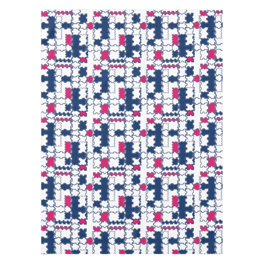 Farbiges Muster, elegant Tischdecke (Vorderseite)