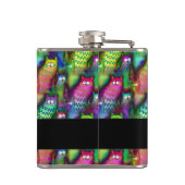 Farbiges Muster Flachmann (Rückseite)