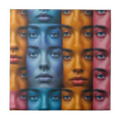 Farbiges Muster Fliese (Vorderseite)