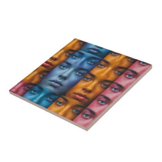 Farbiges Muster Fliese (Seite)