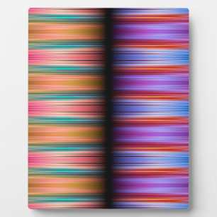 Farbiges Muster Fotoplatte