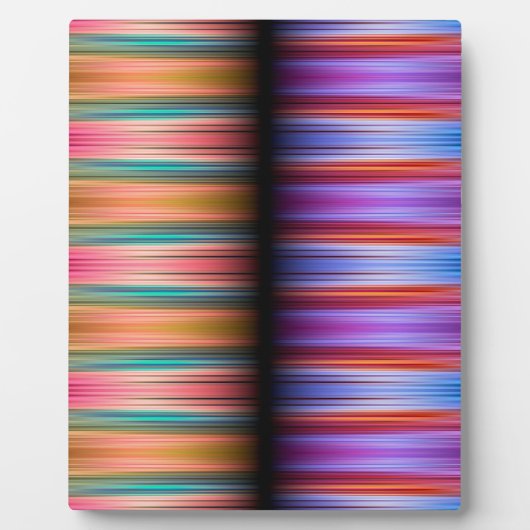 Farbiges Muster Fotoplatte (Vorderseite)