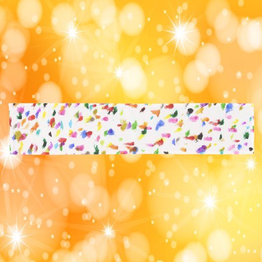 Farbiges Muster für Abstrakte Punkte Kurzer Tischläufer