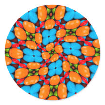 Farbiges Muster für Blumenvarianten