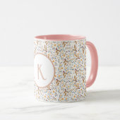 Farbiges Muster für die Blume der Feder Tasse (VorderseiteRechts)