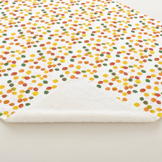 Farbiges Muster für Farbaspiegel im Herbst (Autumn Sherpadecke (3/4)