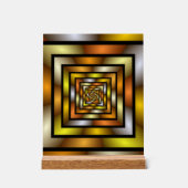 Farbiges Muster für leuchtendes Fraktal Acrylschild (Vorderseite)