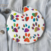 Farbiges Muster für Paw-Prints Button (Beispiel)