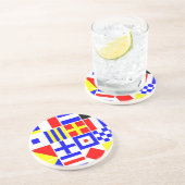 Farbiges Muster für Signale Getränkeuntersetzer (Seite)