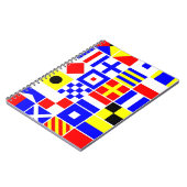 Farbiges Muster für Signale Notizblock (Linke Seite)