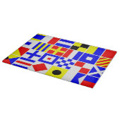 Farbiges Muster für Signale Schneidebrett (Ecke)