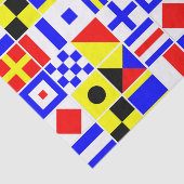 Farbiges Muster für Signale Seidenpapier (Ausschnitt)