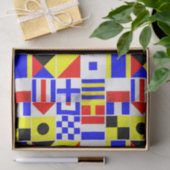 Farbiges Muster für Signale Seidenpapier (Geschenk)