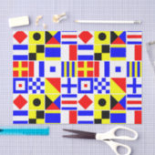 Farbiges Muster für Signale Seidenpapier (Handwerk)