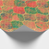 Farbiges Muster Geschenkpapier (Ecke)