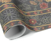 Farbiges Muster Geschenkpapier (Rolleneckpunkt)