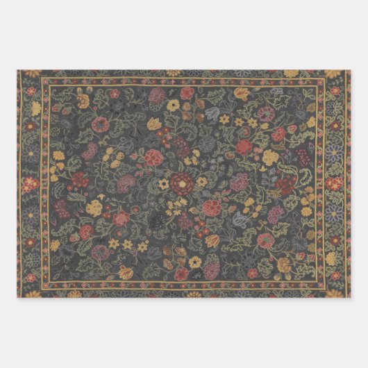 Farbiges Muster Geschenkpapier Set (Vorderseite)