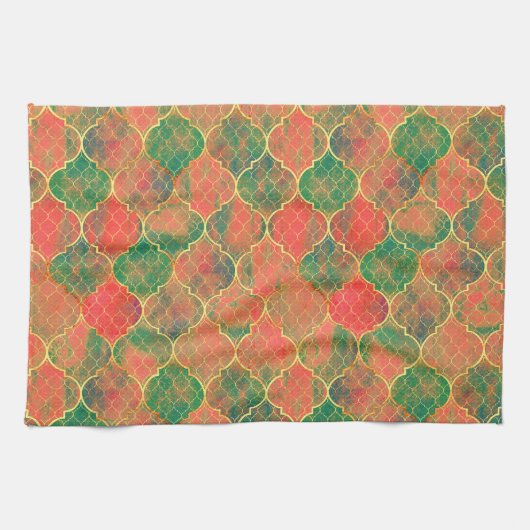 Farbiges Muster Geschirrtuch (Horizontal)