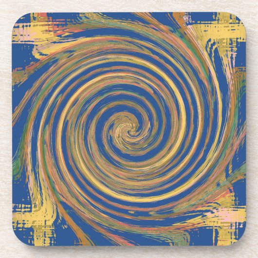 Farbiges Muster Getränkeuntersetzer (Vorderseite)