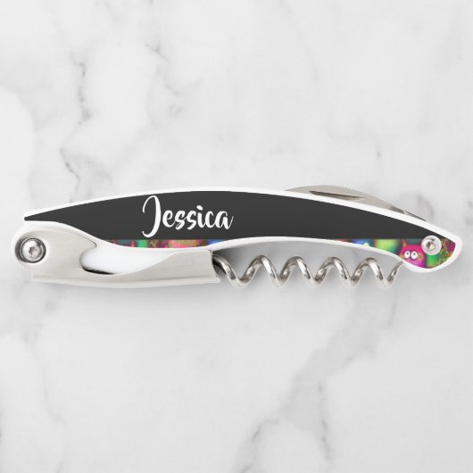 Farbiges Muster Kellnermesser (Vorderseite)