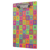 farbiges Muster Klemmbrett (Links)