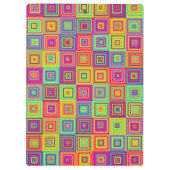 farbiges Muster Klemmbrett (Rückseite)
