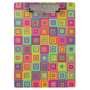 farbiges Muster Klemmbrett