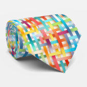 Farbiges Muster Krawatte (Gerollt)