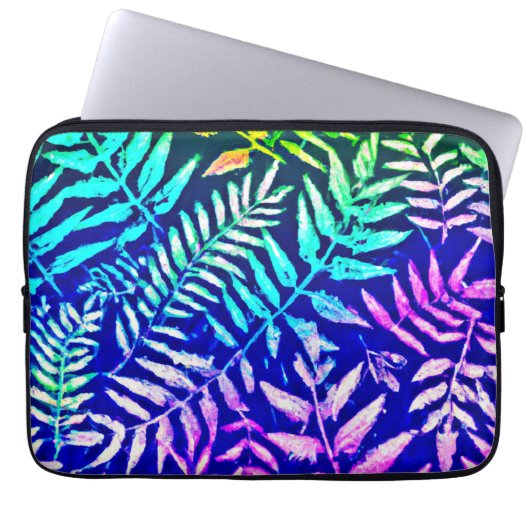 Farbiges Muster Laptopschutzhülle (Vorderseite)