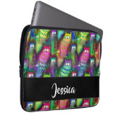 Farbiges Muster Laptopschutzhülle (Vorne Rechts)