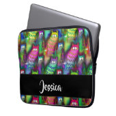 Farbiges Muster Laptopschutzhülle (Vorderseite Links)