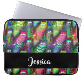 Farbiges Muster Laptopschutzhülle (Vorderseite)