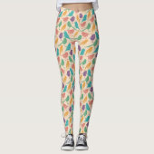 Farbiges Muster Leggings (Vorderseite)