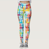 Farbiges Muster Leggings (Vorderseite)