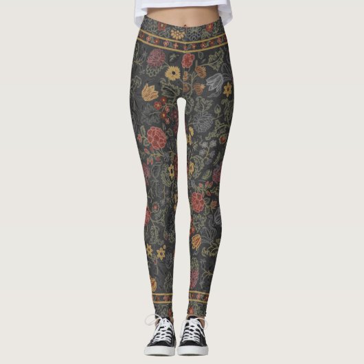 Farbiges Muster Leggings (Vorderseite)