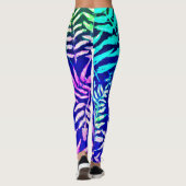 Farbiges Muster Leggings (Rückseite)