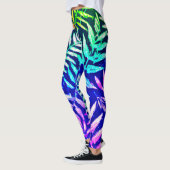 Farbiges Muster Leggings (Links)