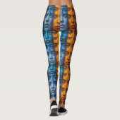 Farbiges Muster Leggings (Rückseite)