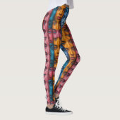Farbiges Muster Leggings (Rechts)