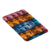 Farbiges Muster Magnet (Rechte Seite)