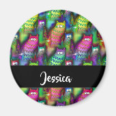 Farbiges Muster Magnet (Vorne)