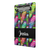 Farbiges Muster Mini Klemmbrett (Gewinkelt2)