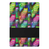 Farbiges Muster Mini Klemmbrett (Rückseite)