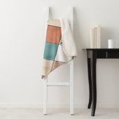 Farbiges Muster moderner geometrischer Fliesen Sherpadecke (Beispiel)