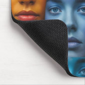 Farbiges Muster Mousepad (Ecke)