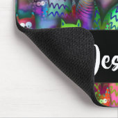 Farbiges Muster Mousepad (Ecke)