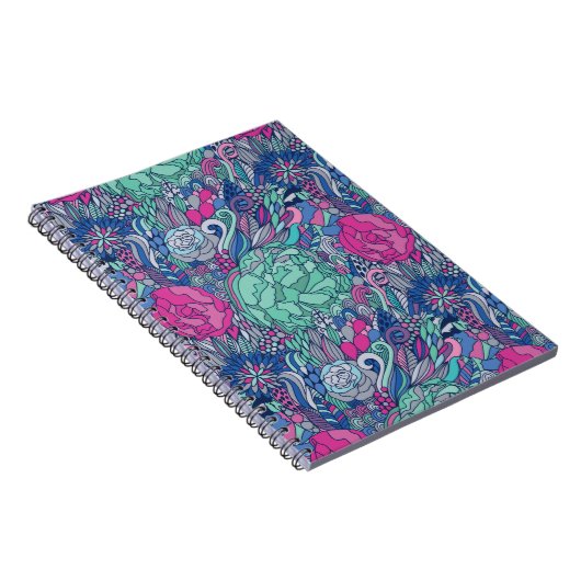 Farbiges Muster Notizblock (Rechte Seite)